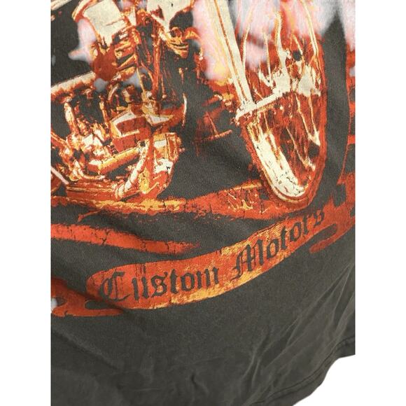 Steel Machine’s Arizona Custom Motors Mens Small Short Sleeve T Shirt Motorcycle - Picture 4 of 7